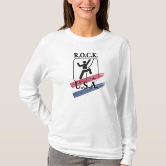 R.O.C.K. in den USA - Rock Climber Hoodie T-Shirt