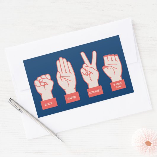 R-P-S-TS RECHTECKIGER AUFKLEBER (Umschlag)