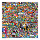 R/Place Final Erholung vor der Void Fotodruck (Vorne)