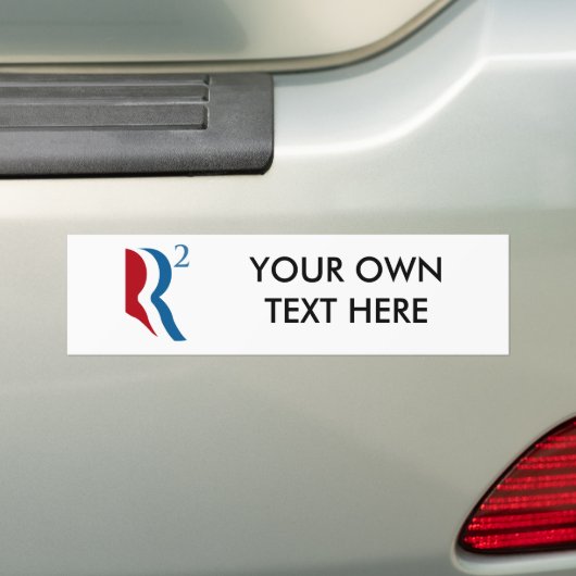 R QUADRIERT - ROMNEY RYAN 2012.png Autoaufkleber (Auf Auto)