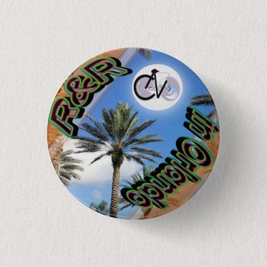 R&R Ausflug in Orlando-Knopf Button (Vorderseite)