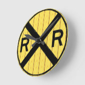 R.R. Wandsperre Runde Wanduhr (Winkel)