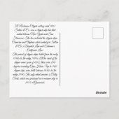 R Robinson Clipper Segelschiff 1863 Postkarte (Rückseite)