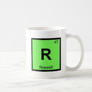 R - Roswell New Mexico Chemistry Periodic Table Kaffeetasse
