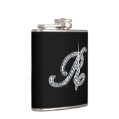 R Script "Diamond Bling"-Flasche Flachmann (Rechts)