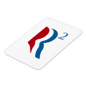R SQUARED - ROMNEY RYAN 2012.png Magnet (Linke Seite)