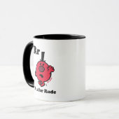 R steht für Rüpel Tasse (Vorderseite Links)