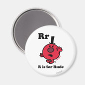 R steht für Rüpelhaft Magnet (Vorderseite/Rückseite)