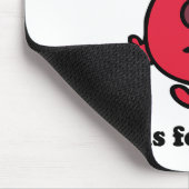 R steht für Rüpelhaft Mousepad (Ecke)