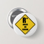 R-Sterne-Warnschild nach vorne oder hinten Button (Vorne & Hinten)