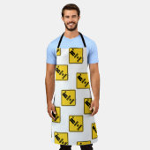 R-Sterne-Warnschild nach vorne oder hinten Schürze (Getragen)