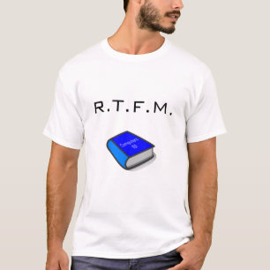 R.T.F.M. T - Shirt mit Buchbild