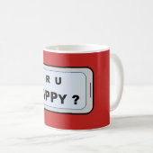 R U APPy ? Tasse (VorderseiteRechts)