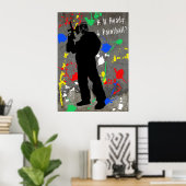 R U Bereit 4 Paintball? Poster (Heimbüro)