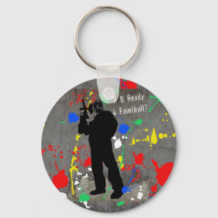 R U bereiten Paintball 4 vor? Schlüsselanhänger