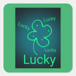 R U Feeling Lucky Aufkleber