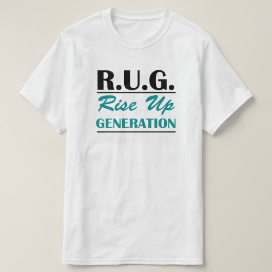 R.U.G. Steigerung der Generation T-Shirt (Design vorne)