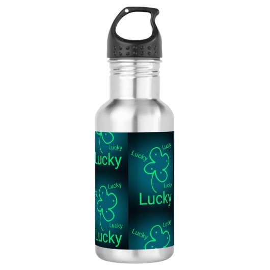 R U Gefühl Lucky Water Flasche Edelstahlflasche (Vorderseite)