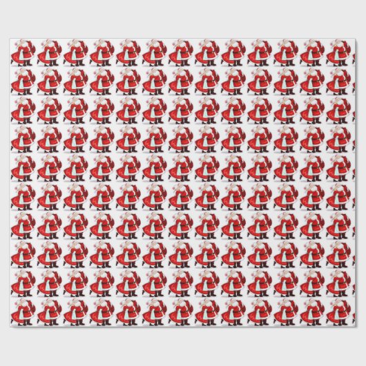 r und mrs santa claus geschenkpapier (Flach)