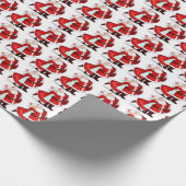 r und mrs santa claus geschenkpapier (Ecke)