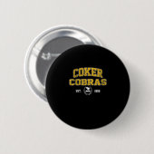 R Uni Cobras Arch Retro für Männer Frauen Button (Vorne & Hinten)