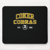 R Uni Cobras Arch Retro für Männer Frauen Mousepad (Vorne)