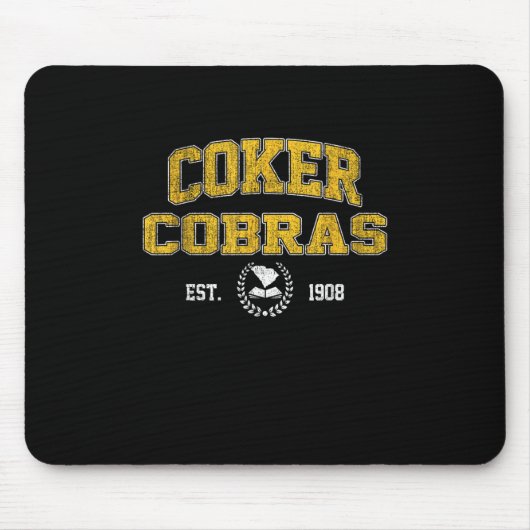 R Uni Cobras Arch Retro für Männer Frauen Mousepad (Vorne)