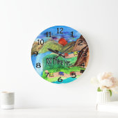 r v there yet wall clock große wanduhr (Zuhause)