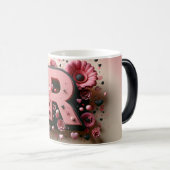 R Valentine Alphabet 3d Verwandlungstasse (VorderseiteRechts)