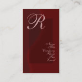 "R-" Visitenkarte (Rückseite)