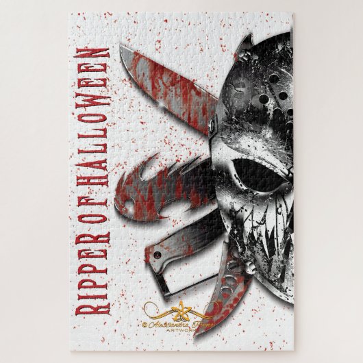 R. von H. Ripper of Halloween Puzzle (Vertikal)
