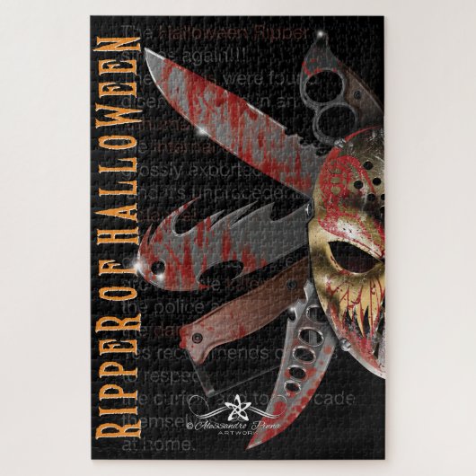 R. von H. Ripper of Halloween Puzzle (Vertikal)
