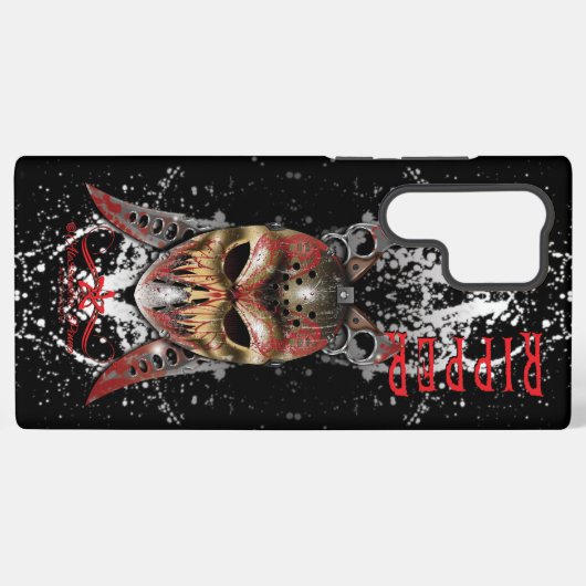 R. von H. Ripper of Halloween Samsung Galaxy Hülle (Rückseite (Horizontal))