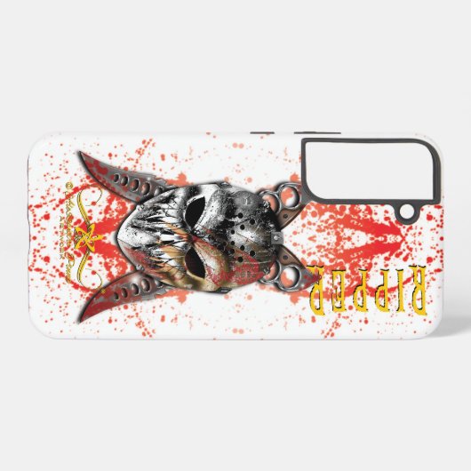 R. von H. Ripper of Halloween Samsung Galaxy Hülle (Rückseite (Horizontal))