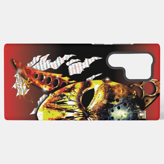 R. von H. Ripper of Halloween Samsung Galaxy Hülle (Rückseite (Horizontal))