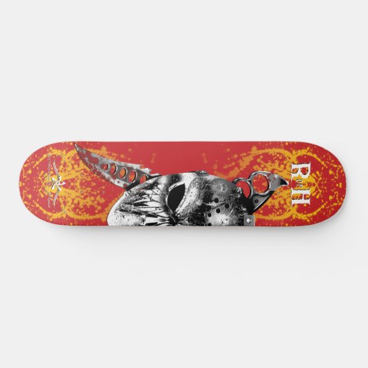 R. von H. Ripper of Halloween Skateboard (Horizontal)
