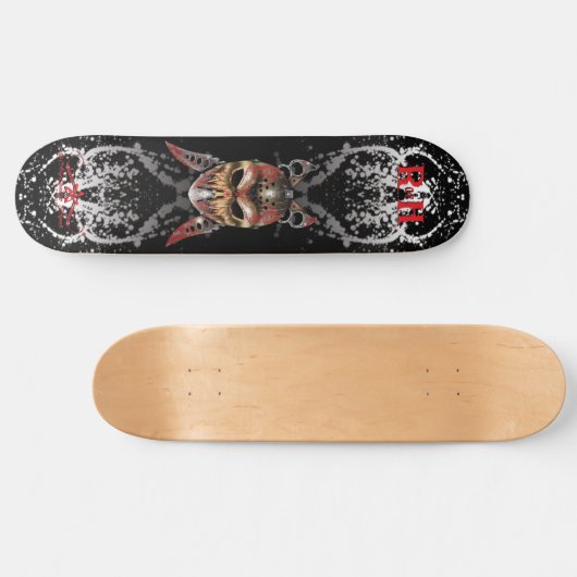 R. von H. Ripper of Halloween Skateboard (Horizontal)