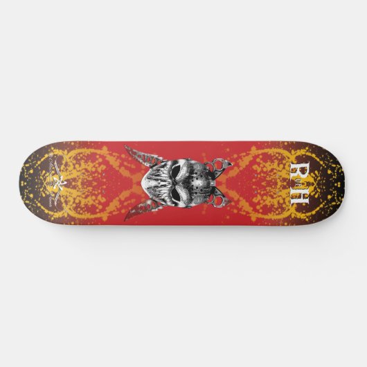 R. von H. Ripper of Halloween Skateboard (Horizontal)