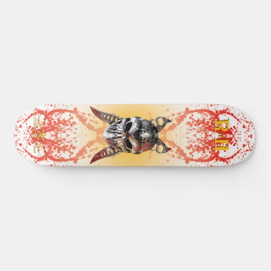 R. von H. Ripper of Halloween Skateboard (Horizontal)