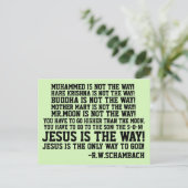 R.W.SCHAMBACH QUOTEN, MUTTER MARY IST NICHT DER WE POSTKARTE (Stehend Vorderseite)