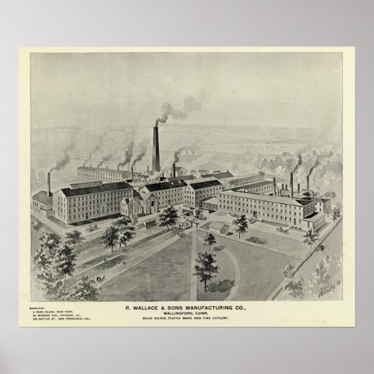 R Wallace & Sons Mfg Co Poster (Vorne)