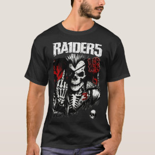 RA1DER5: Das "Anarchy" Punk-Skeletor Grafik-T-Shir T-Shirt