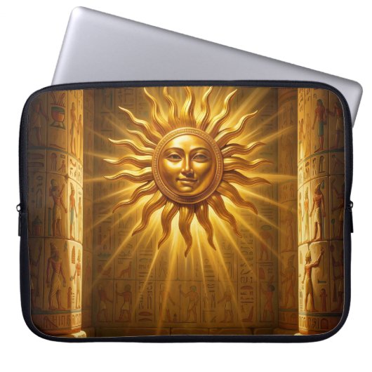 Ra – Ägyptischer Sonnengott´1 Laptopschutzhülle (Vorderseite)