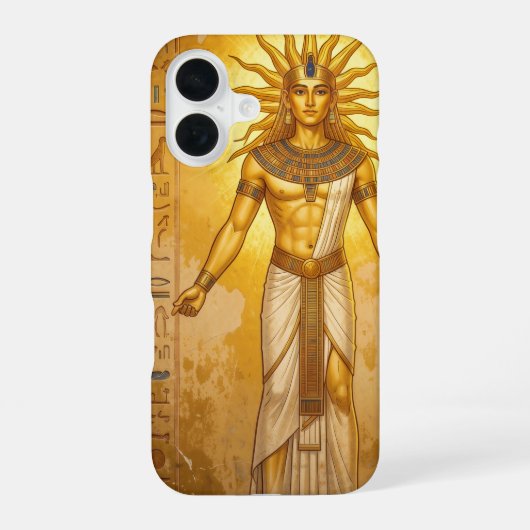 Ra – Ägyptischer Sonnengott´2 iPhone 16 Hülle (Rückseite)