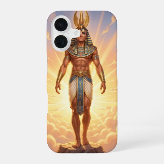 Ra – Ägyptischer Sonnengott´4 iPhone 16 Hülle (Rückseite)