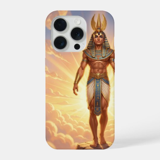 Ra – Ägyptischer Sonnengott´4 iPhone Hülle (Rückseite)