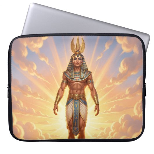 Ra – Ägyptischer Sonnengott´4 Laptopschutzhülle (Vorderseite)