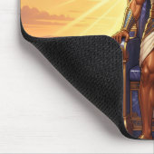 Ra – Ägyptischer Sonnengott Mousepad (Ecke)