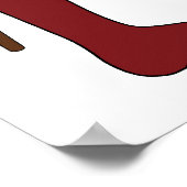 Ra der alte ägyptische Gott der Sonne und der Köni Poster (Ecke)