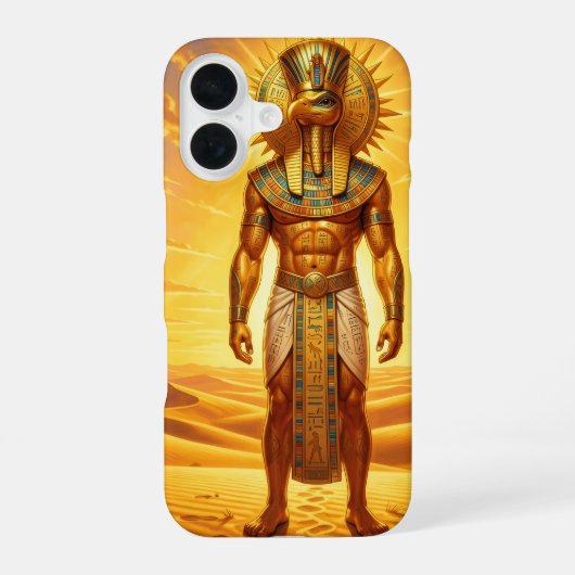 Ra – Egyptian Sun God´1 iPhone 16 Hülle (Rückseite)